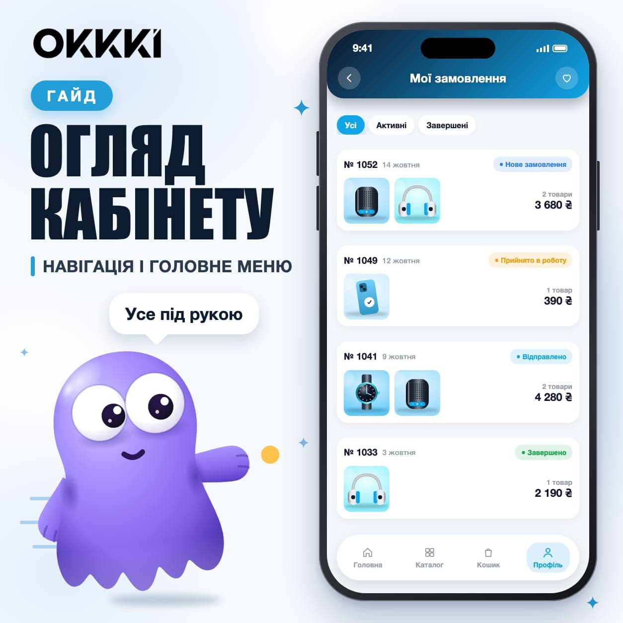 Первый обзор кабинета OKKKI: где что находится