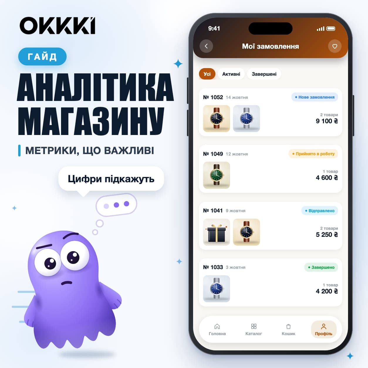 Аналітика OKKKI: як читати цифри магазину і зростати